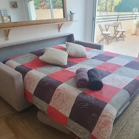 Apartmán 2 Pieces, Belle Terrasse, Clim & Wifi